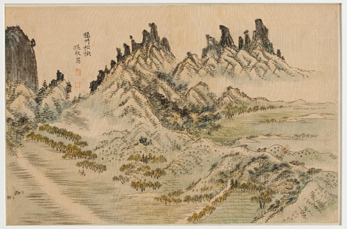 양주의 송추 楊州松楸圖, 정황鄭榥, 조선 18세기