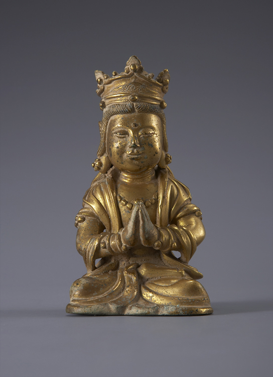 금동 보살좌상, 조선 1628년, 보물 제1788호, 불교중앙박물관